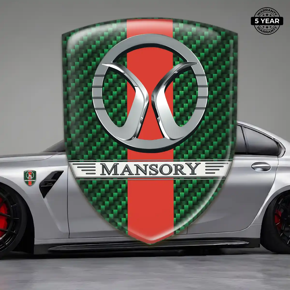 Mansory Logo Sticker Premium Dome