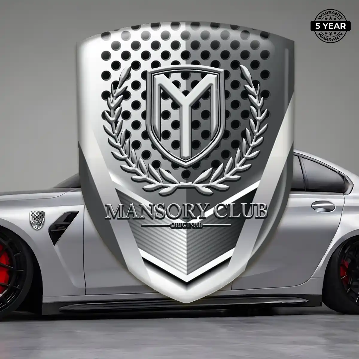 Mansory Logo Sticker Resin Elite