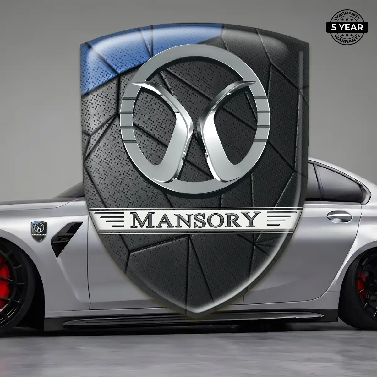 Mansory Logo Sticker Resin Luxe