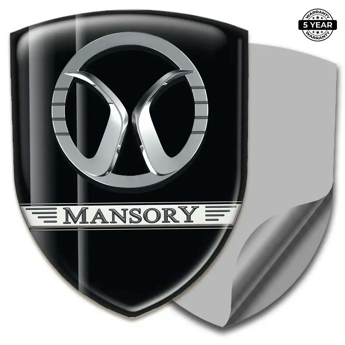 Mansory Polyurethane Domed Sticker Elite Finish