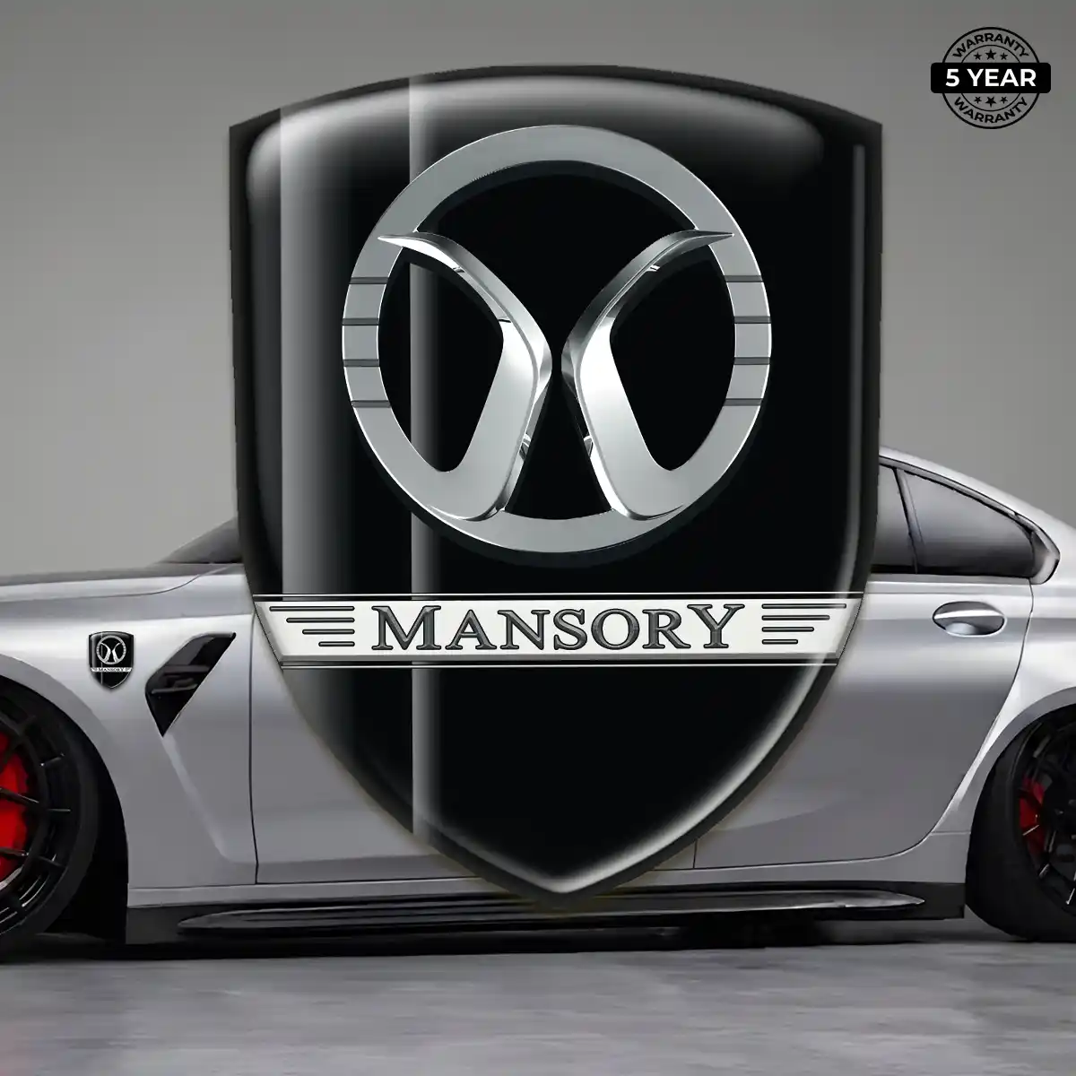 Mansory Polyurethane Domed Sticker Elite Finish