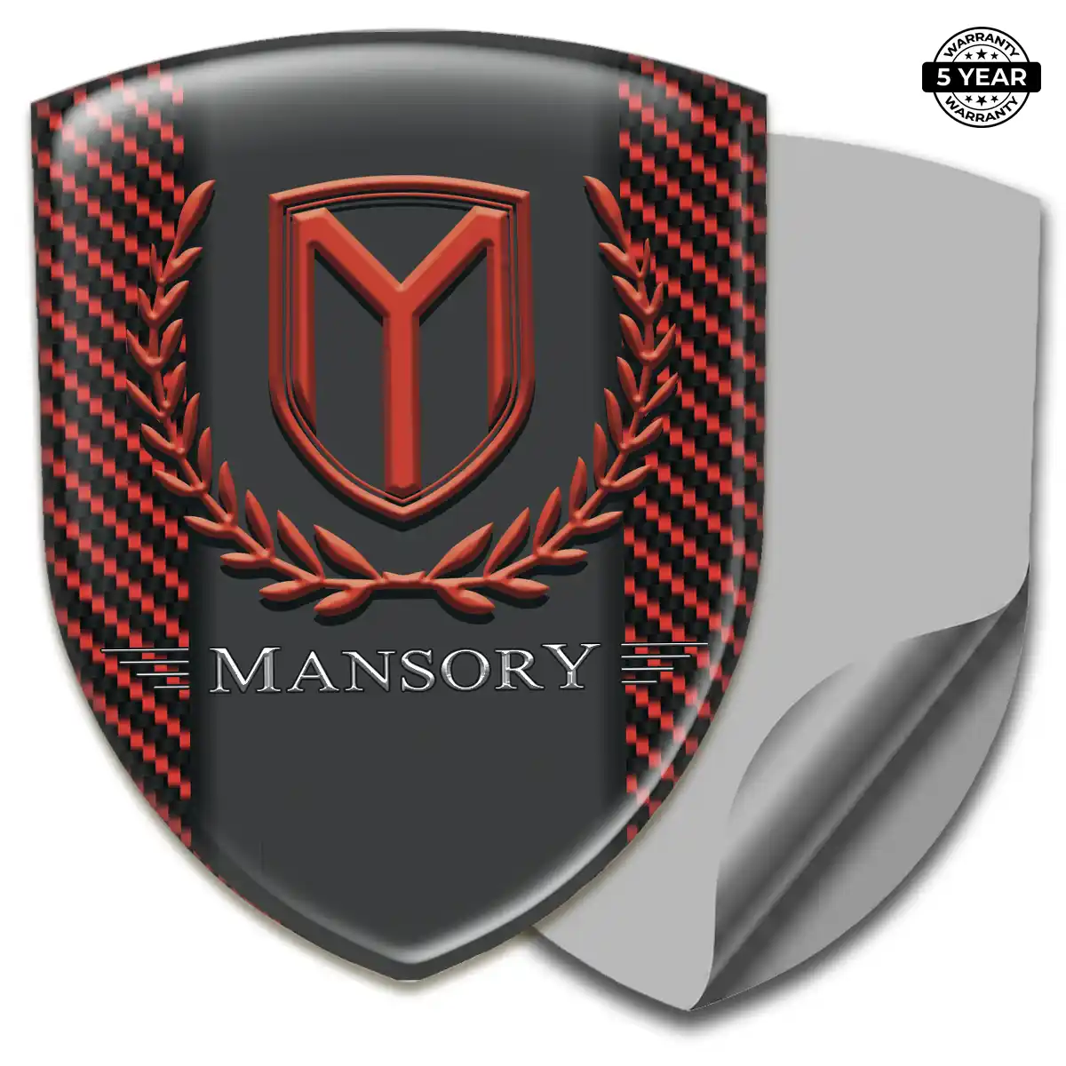 Mansory Polyurethane Domed Sticker Exclusive Series