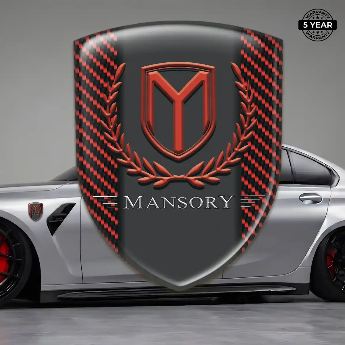 Mansory Polyurethane Domed Sticker Exclusive Series