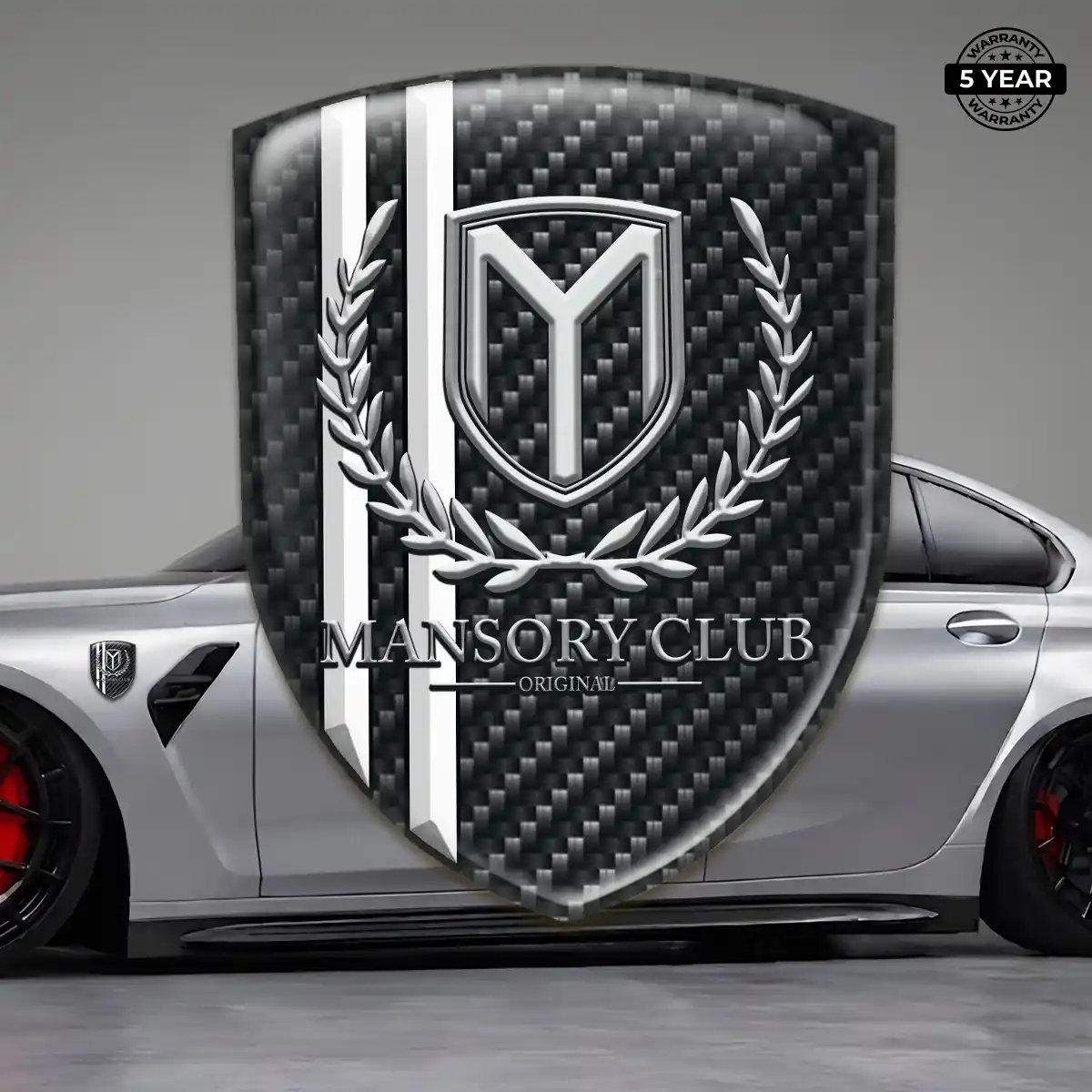 Mansory Polyurethane Domed Sticker Interior Luxe