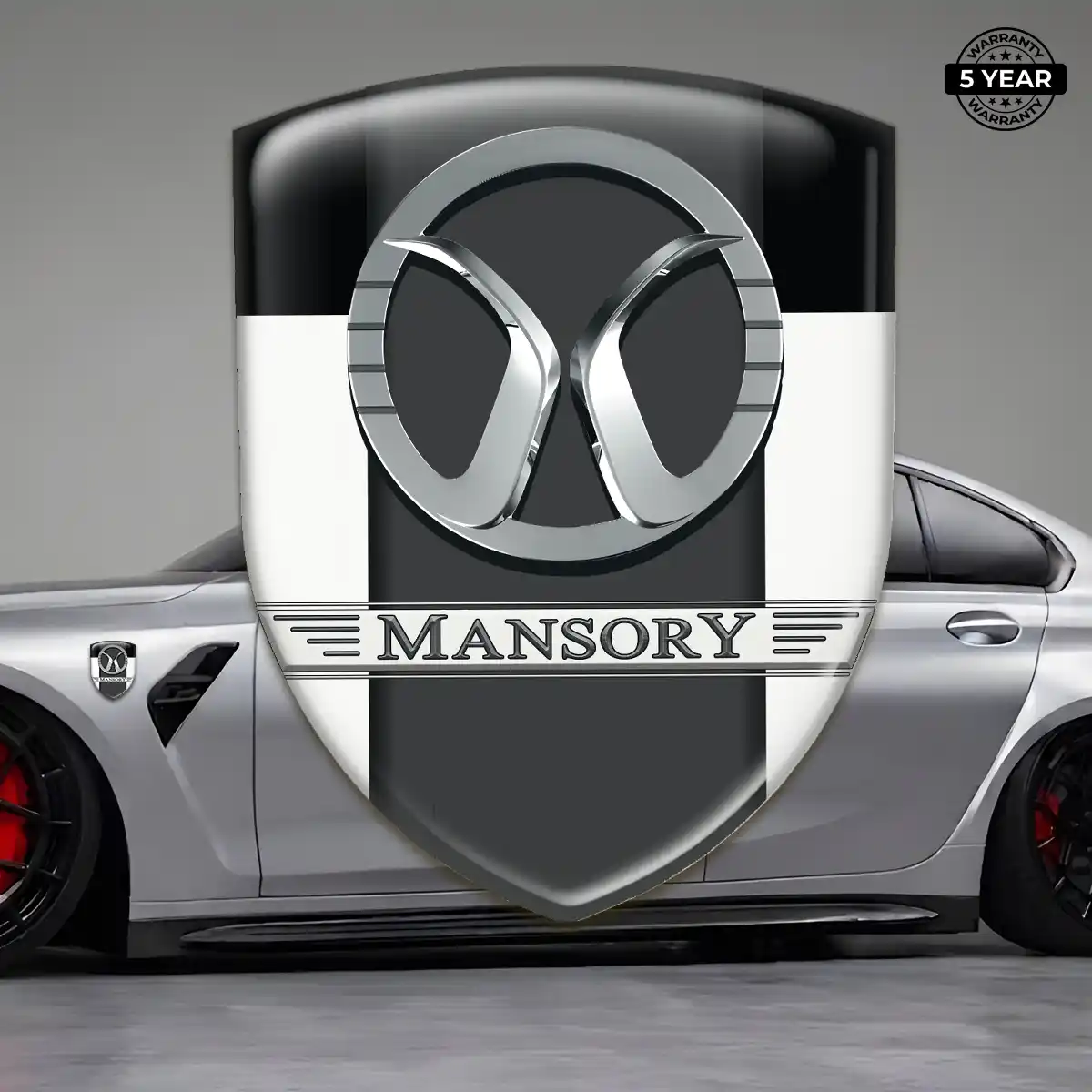 Mansory Polyurethane Domed Sticker Noble Edition