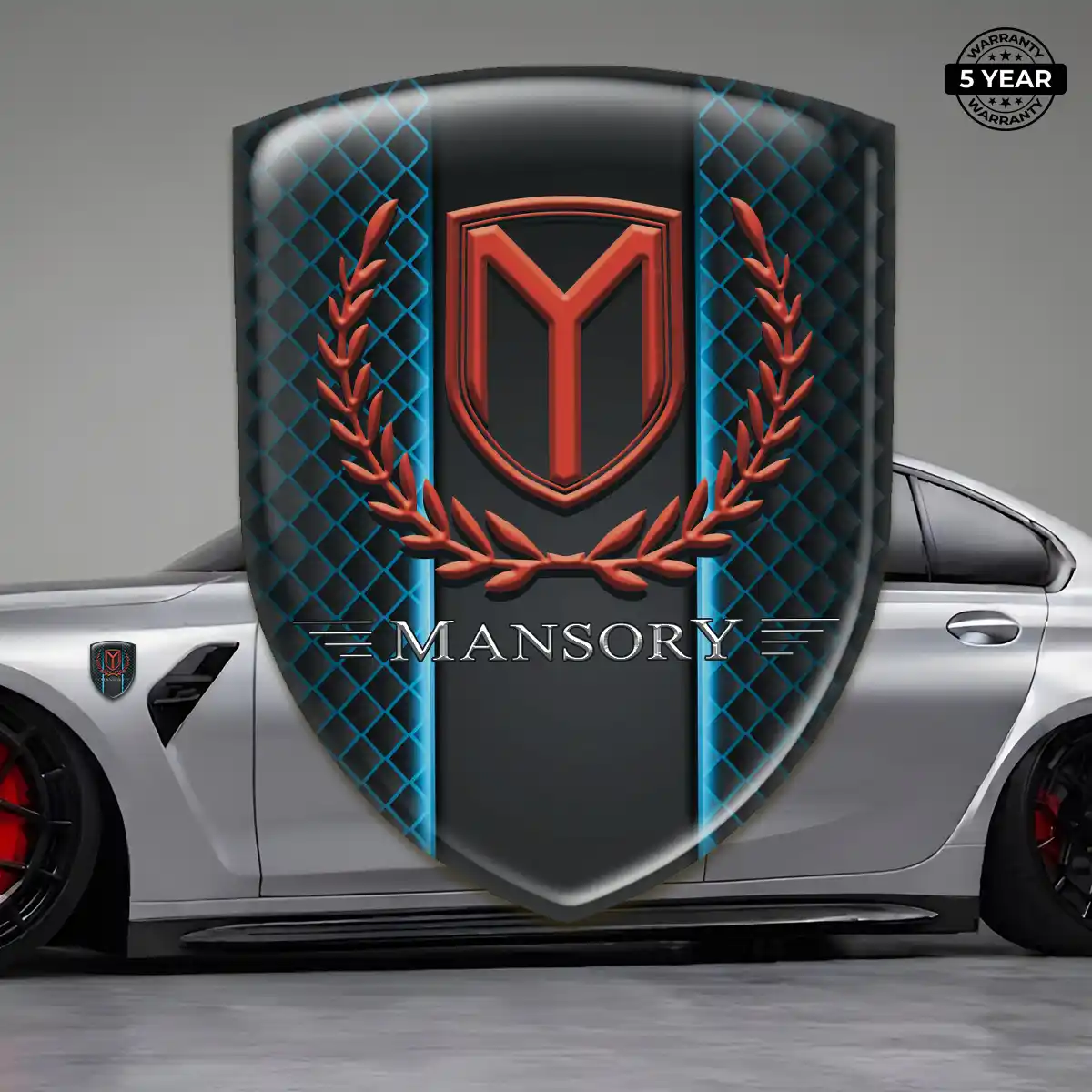 Mansory Polyurethane Domed Sticker Premium Dome
