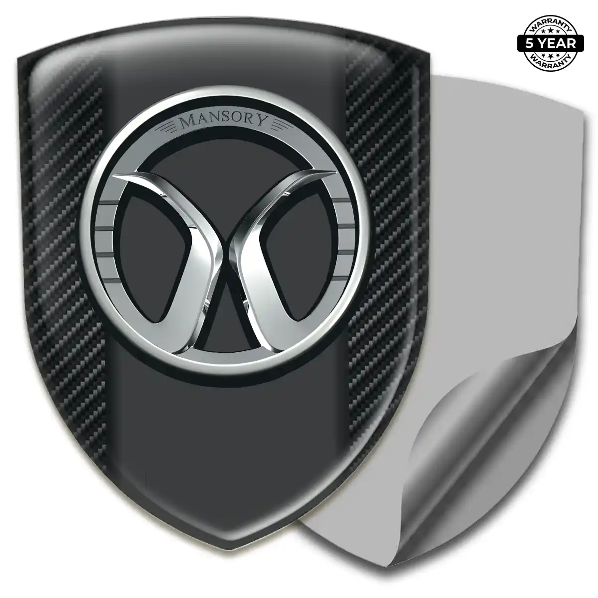 Mansory Polyurethane Domed Sticker Prestige Line
