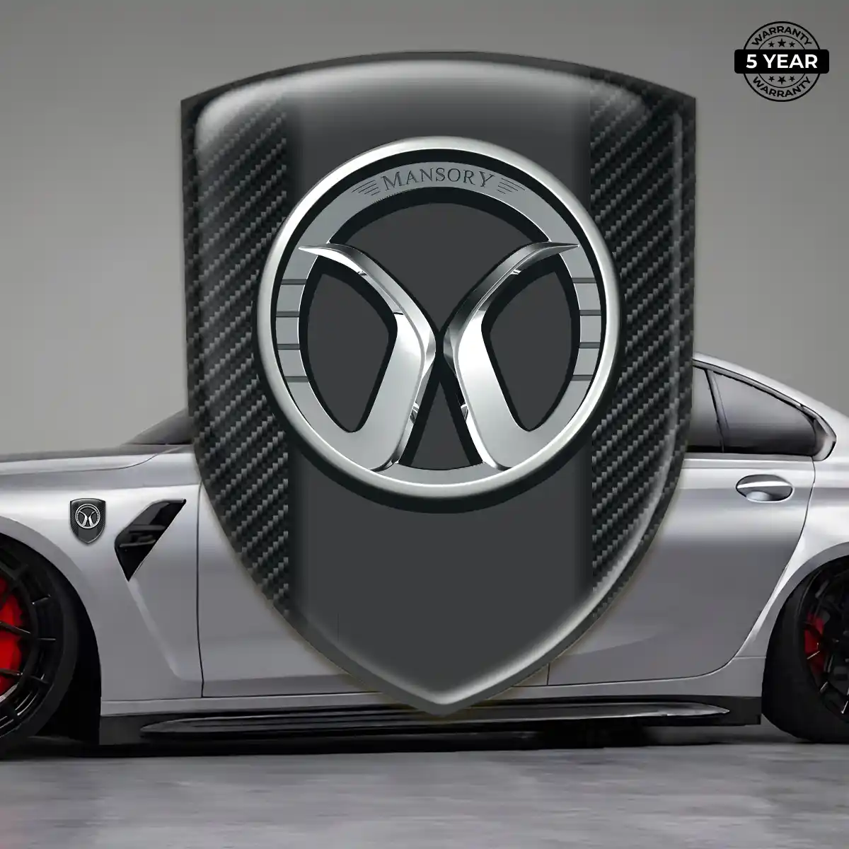 Mansory Polyurethane Domed Sticker Prestige Line