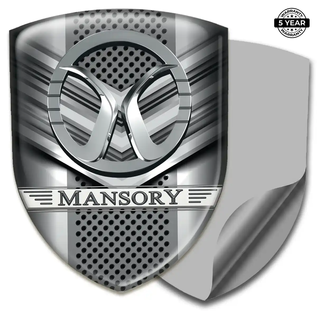Mansory Polyurethane Domed Sticker Prime Quality