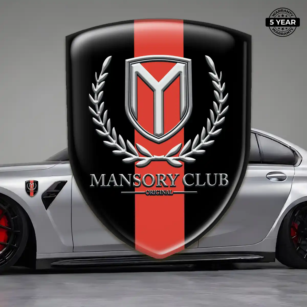 Mansory Polyurethane Domed Sticker Refined Design