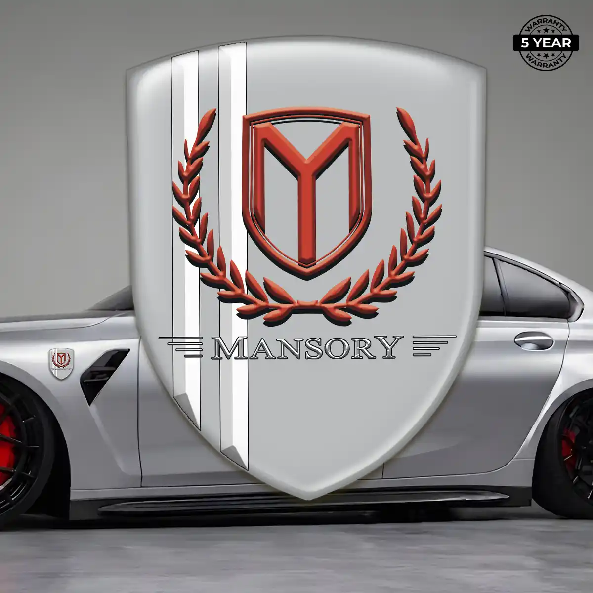 Mansory Polyurethane Domed Sticker Resin Elite