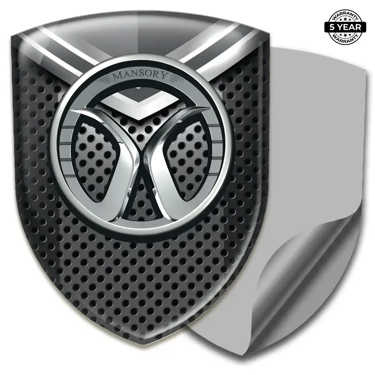 Mansory Polyurethane Domed Sticker Resin Luxe