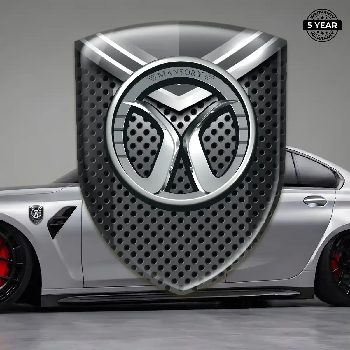 Mansory Polyurethane Domed Sticker Resin Luxe