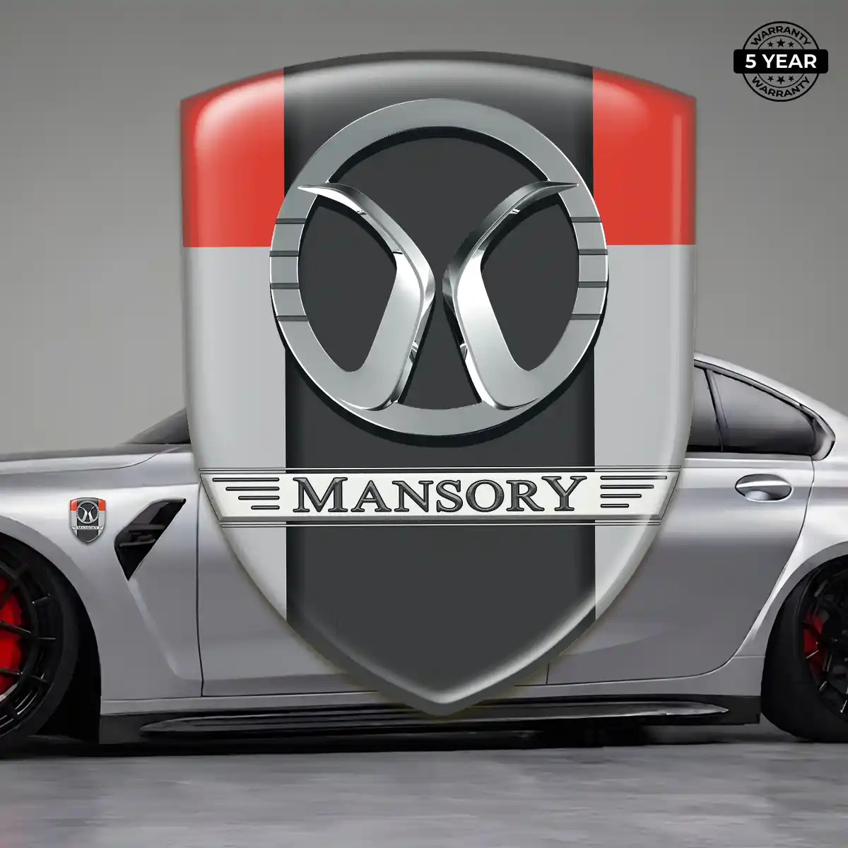 Mansory Resin Badge Sticker Premium Dome
