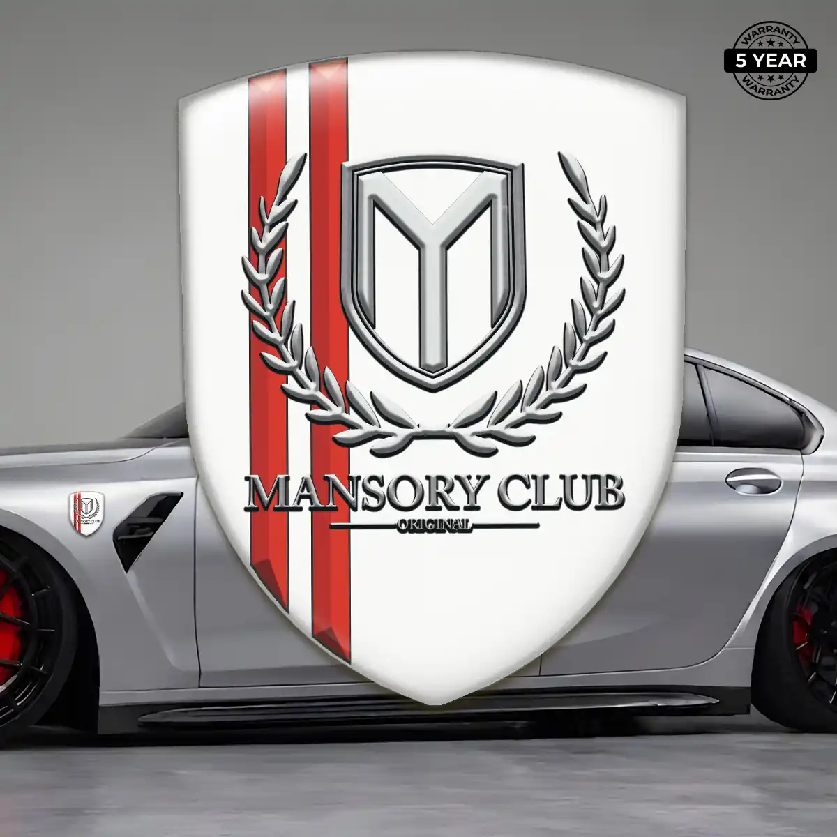 Mansory Resin Badge Sticker Refined Design