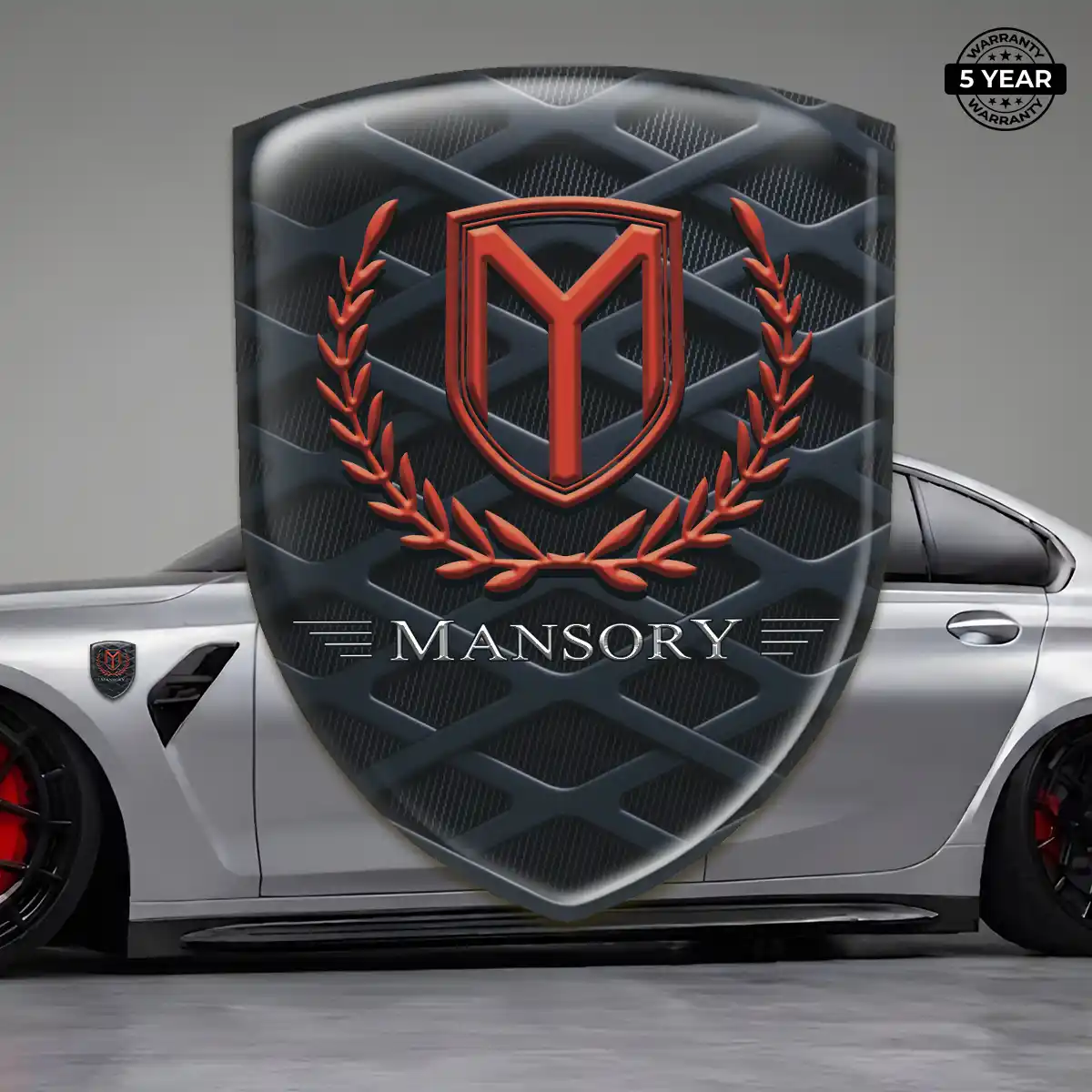 Mansory Resin Badge Sticker Resin Luxe