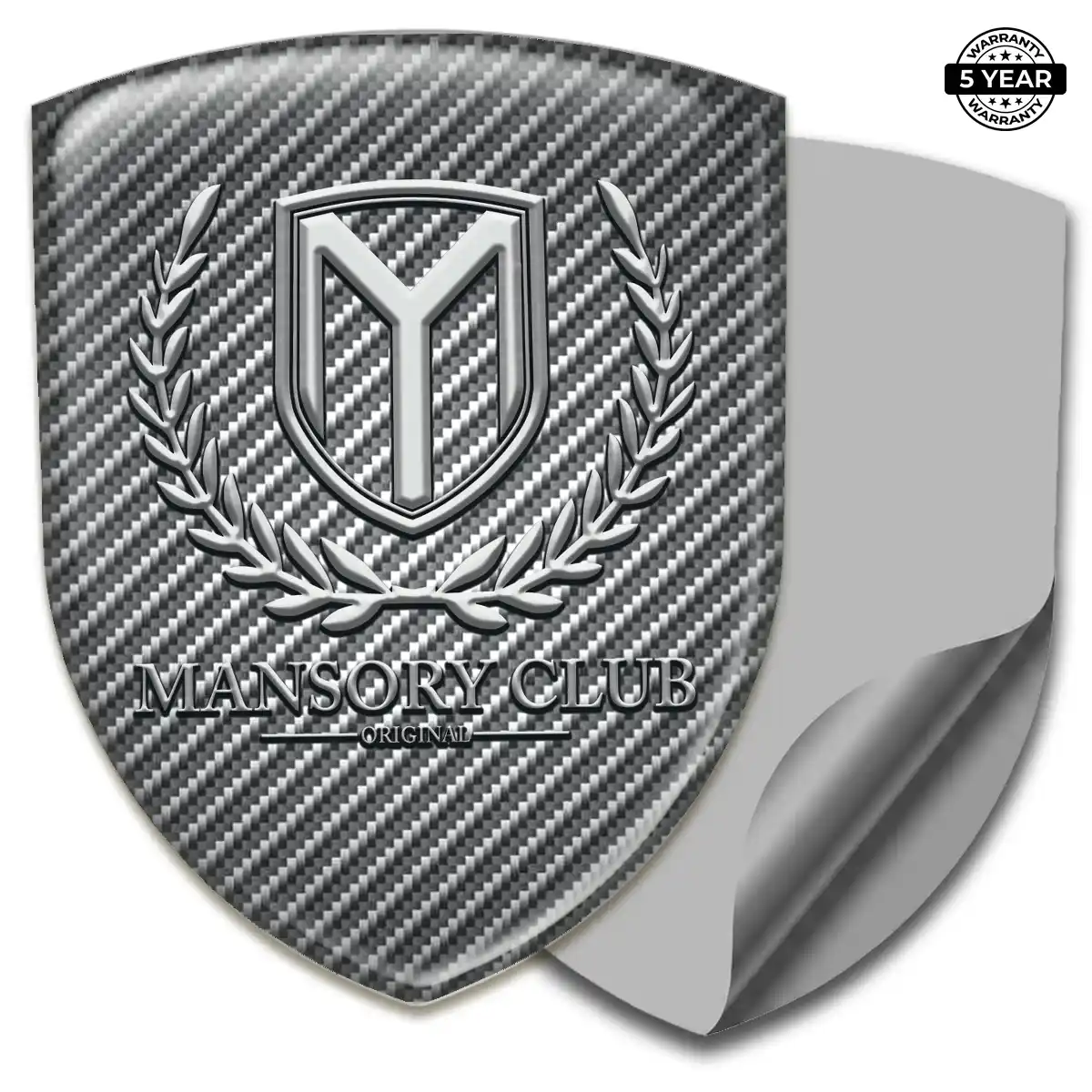 Mansory Resin Badge Sticker Signature Grade