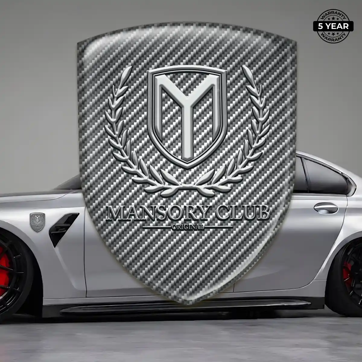 Mansory Resin Badge Sticker Signature Grade