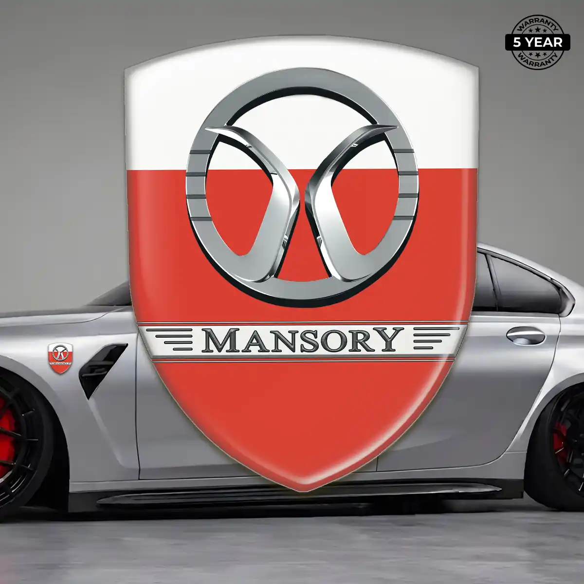 Mansory Resin Badge Sticker Sleek Style
