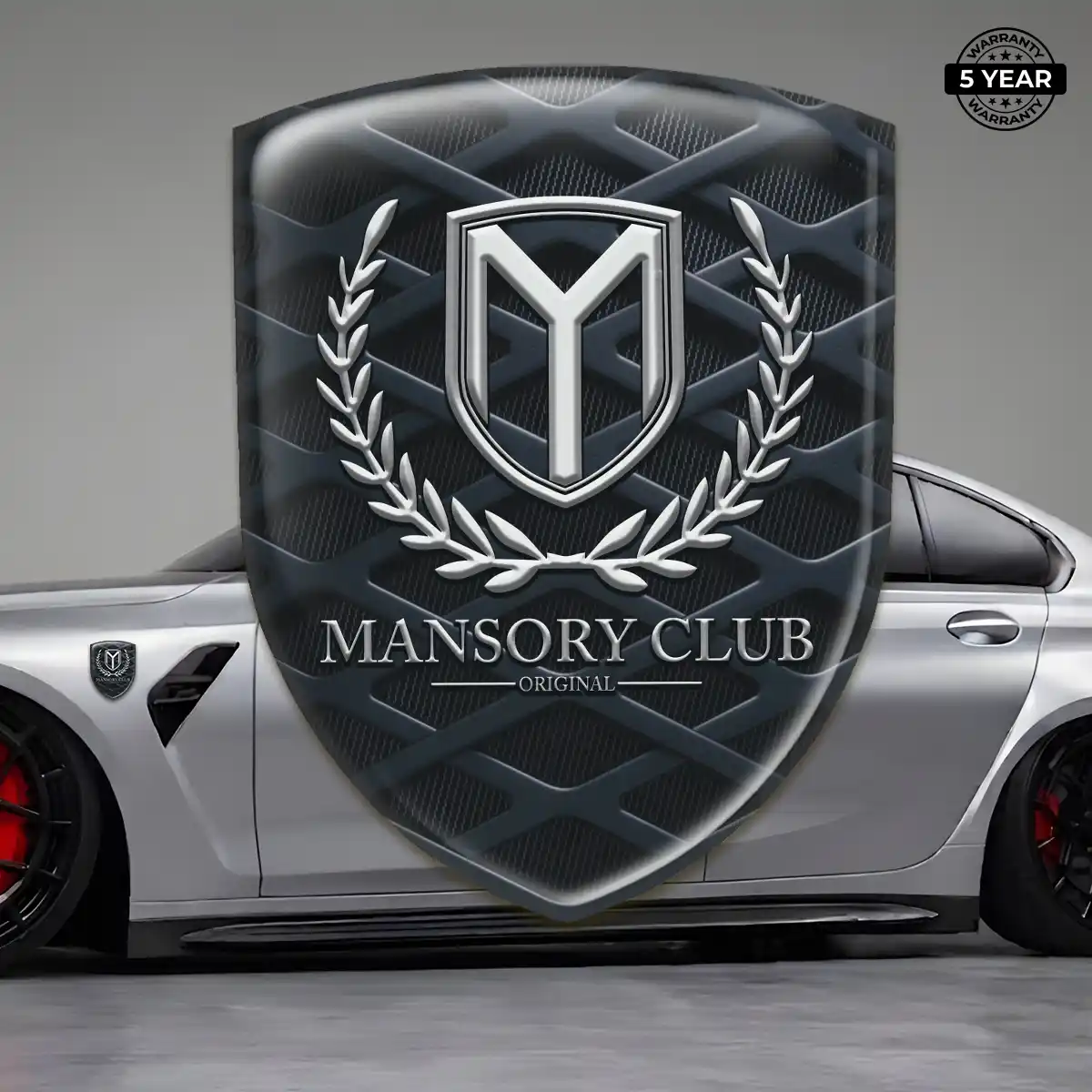 Mansory Resin Domed Sticker Deluxe Edition