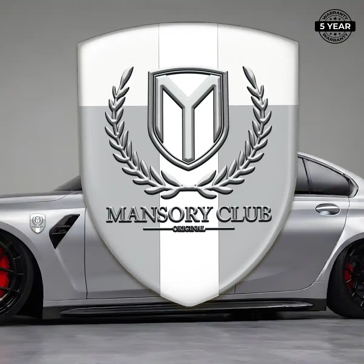 Mansory Resin Domed Sticker Elite Finish