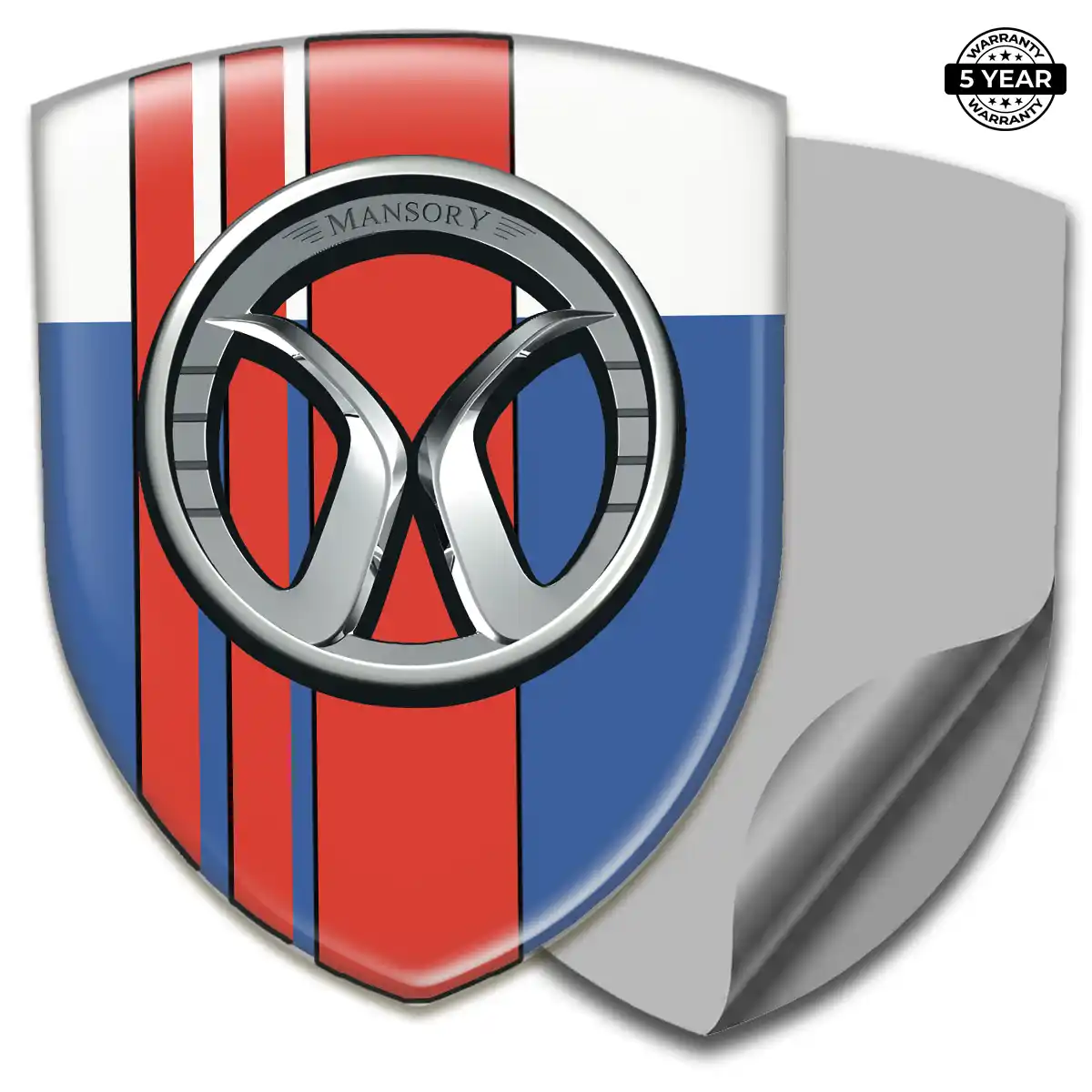 Mansory Resin Domed Sticker Interior Luxe