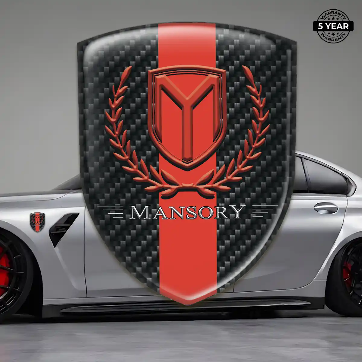 Mansory Resin Domed Sticker Noble Edition