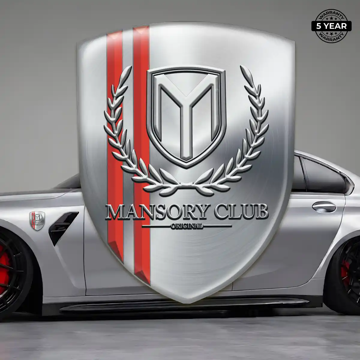 Mansory Resin Domed Sticker Prime Quality