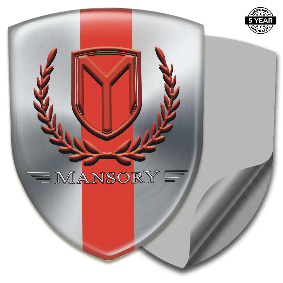 Mansory Resin Domed Sticker Refined Design