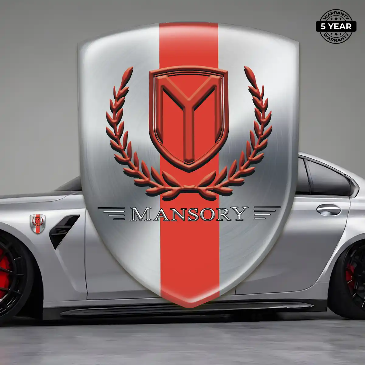 Mansory Resin Domed Sticker Refined Design