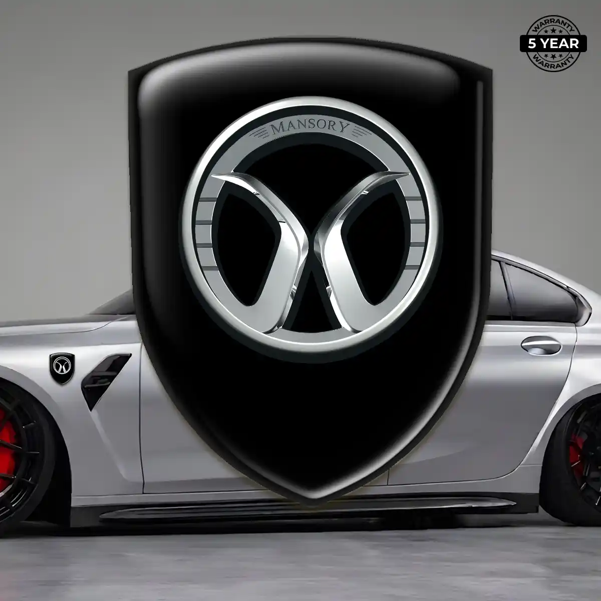 Mansory Resin Domed Sticker Resin Luxe