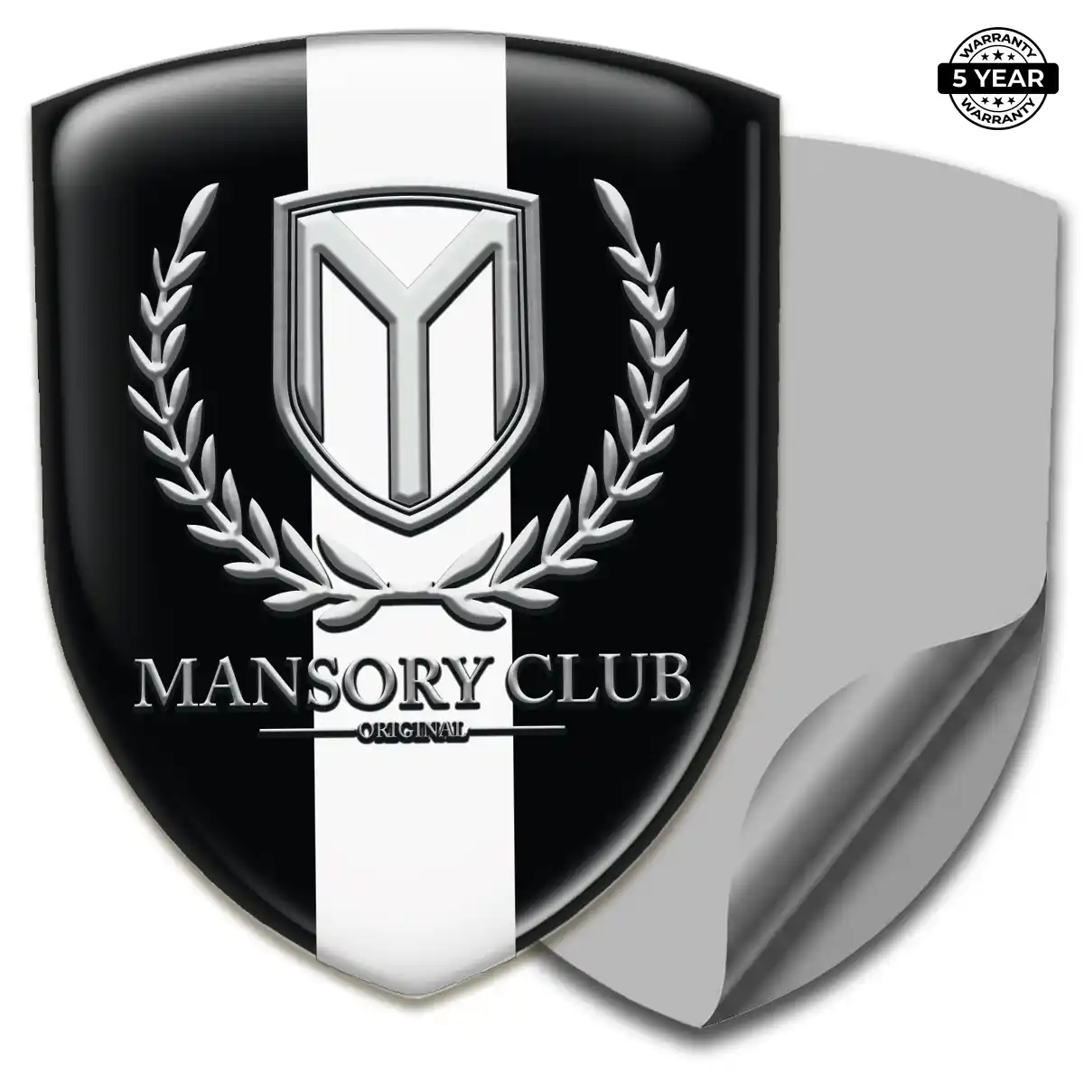 Mansory Resin Domed Sticker Signature Grade