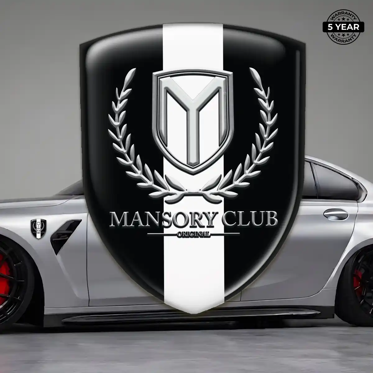 Mansory Resin Domed Sticker Signature Grade