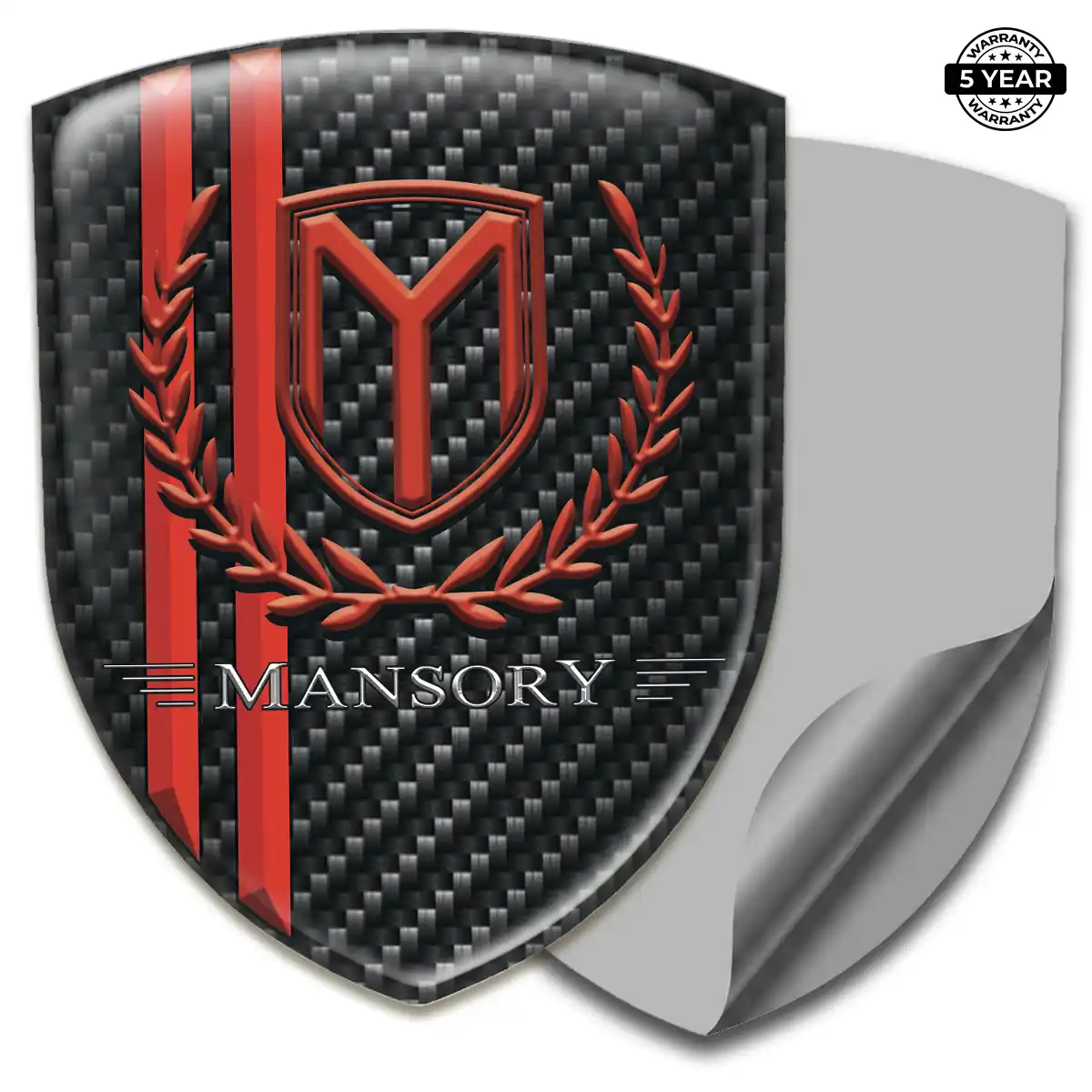 Mansory Resin Domed Sticker Superior Craft