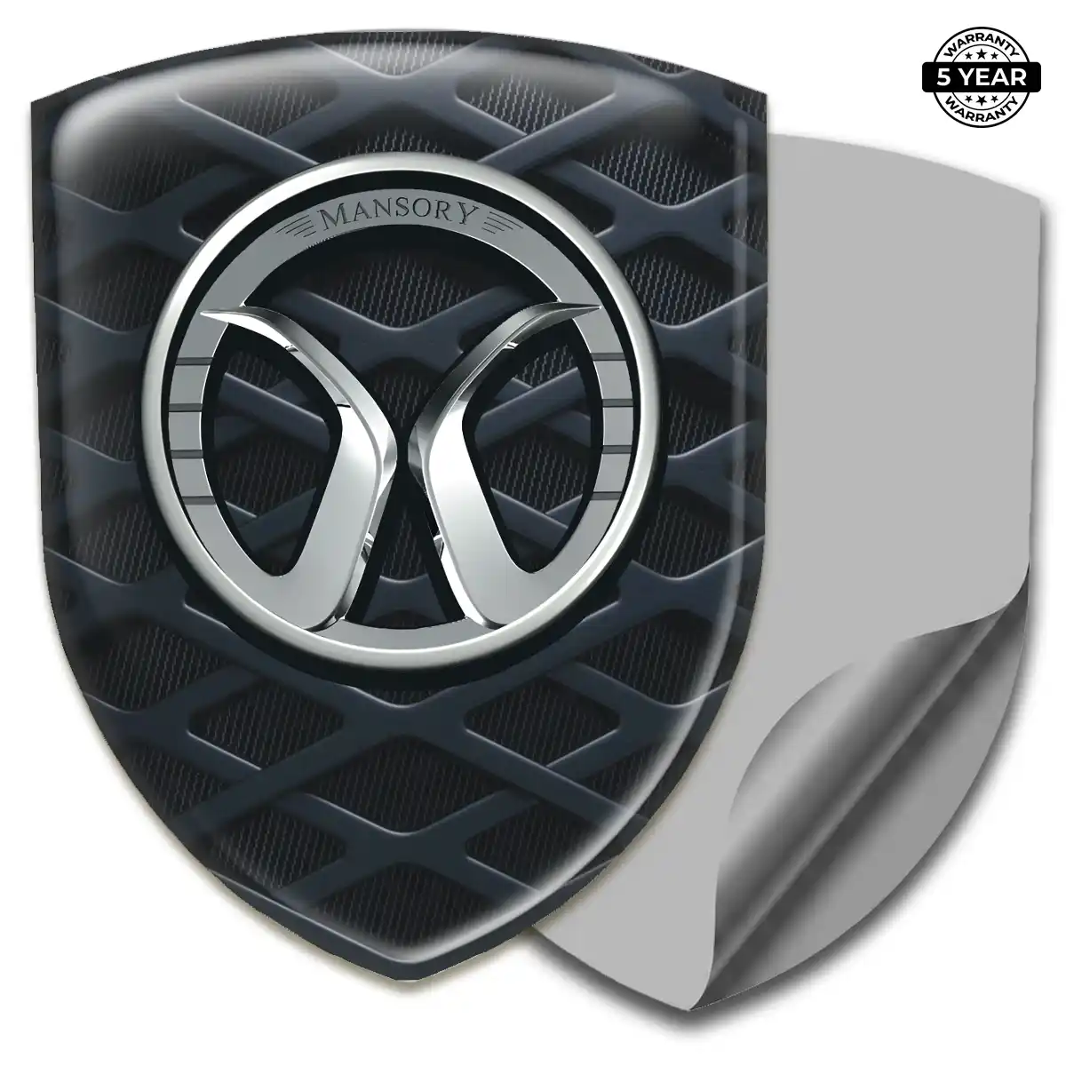 Mansory Resin Emblem Sticker Noble Edition