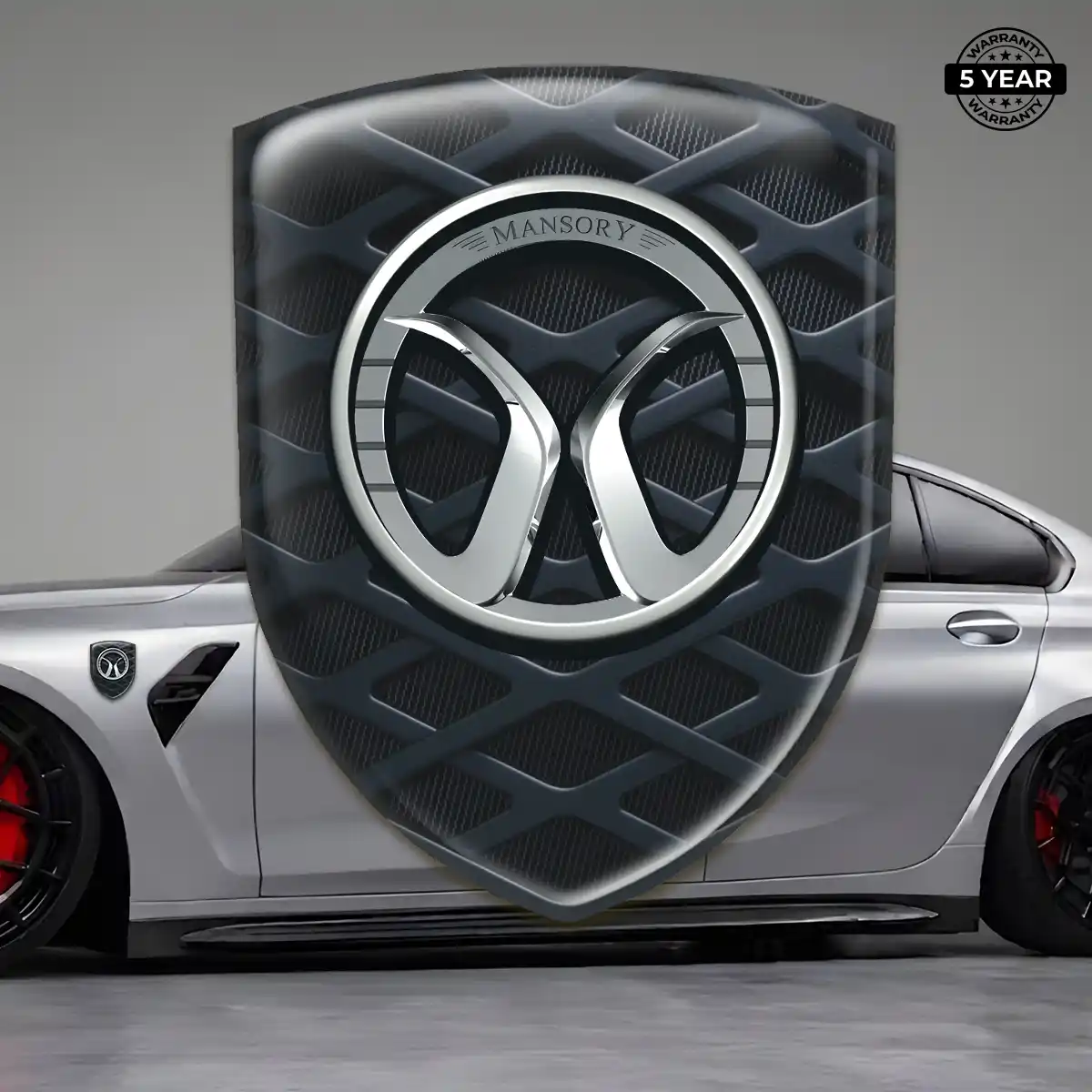 Mansory Resin Emblem Sticker Noble Edition