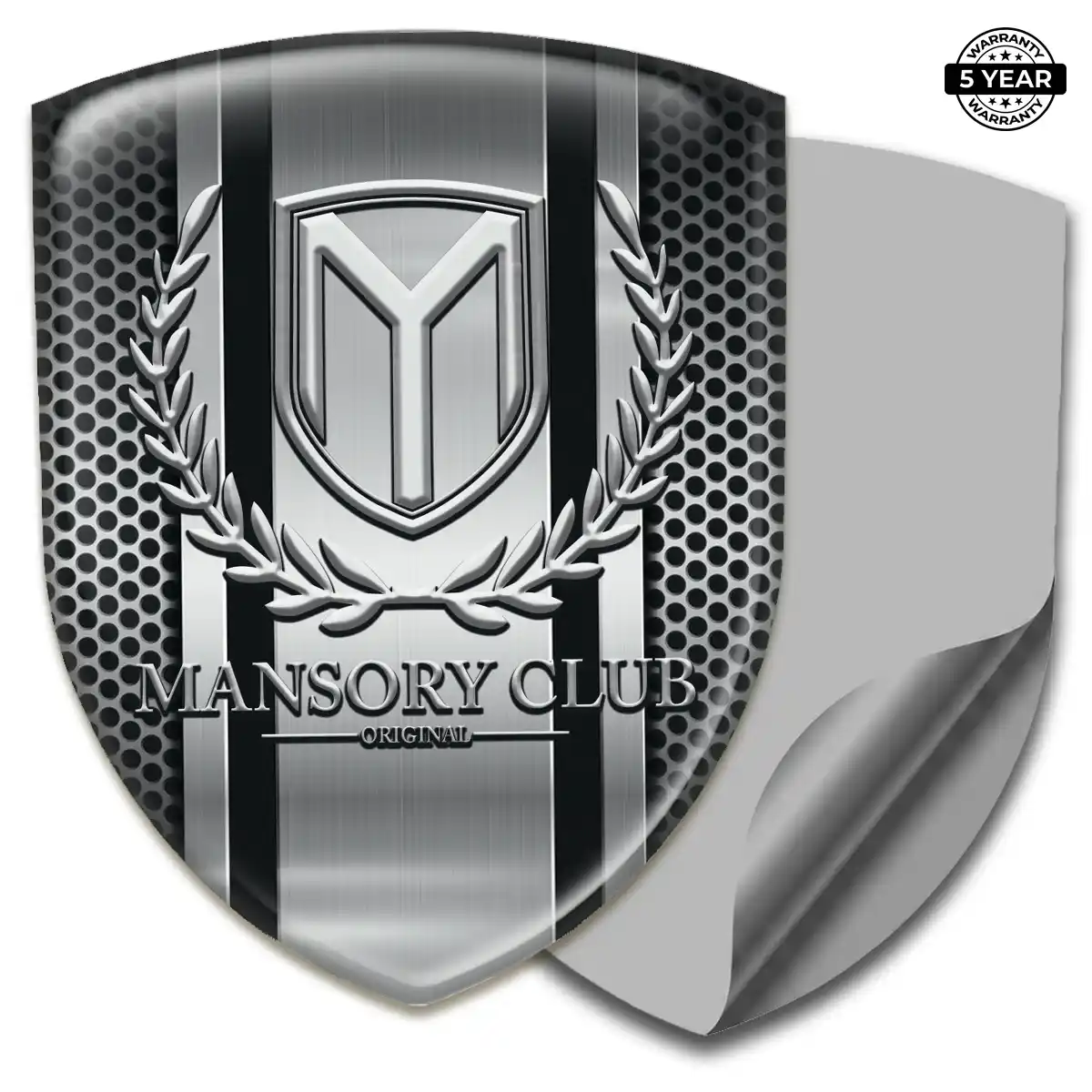 Mansory Resin Emblem Sticker Premium Dome