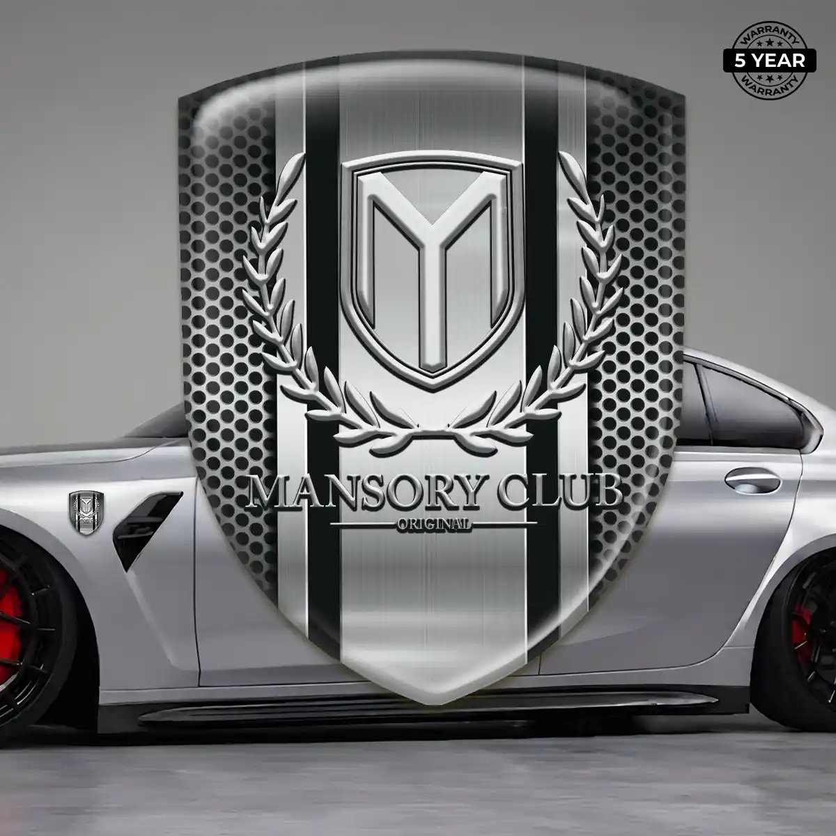 Mansory Resin Emblem Sticker Premium Dome