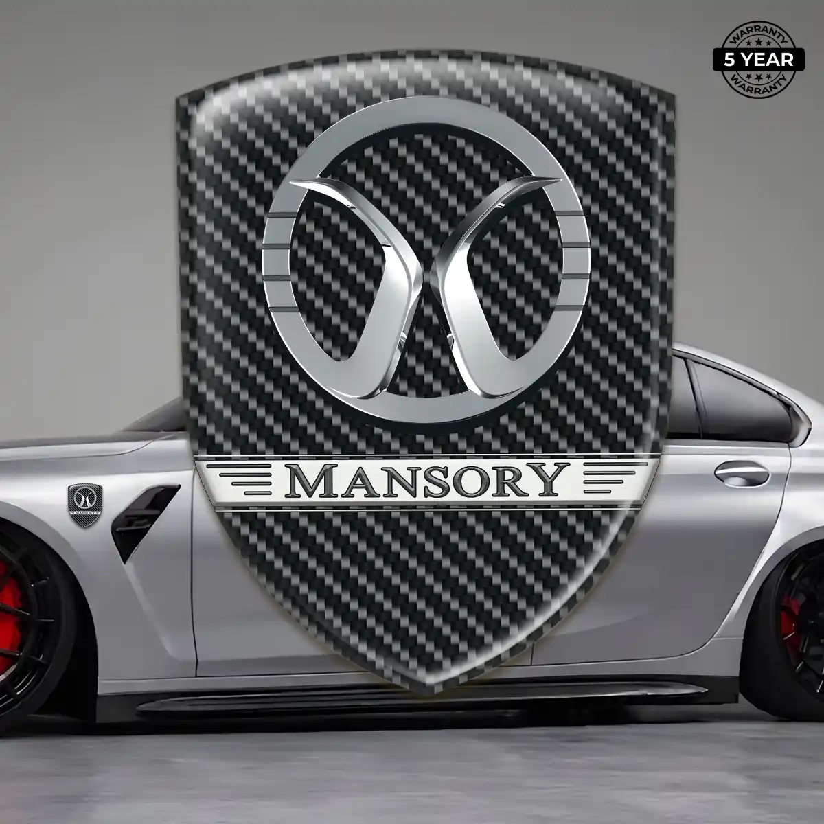 Mansory Resin Emblem Sticker Prime Quality