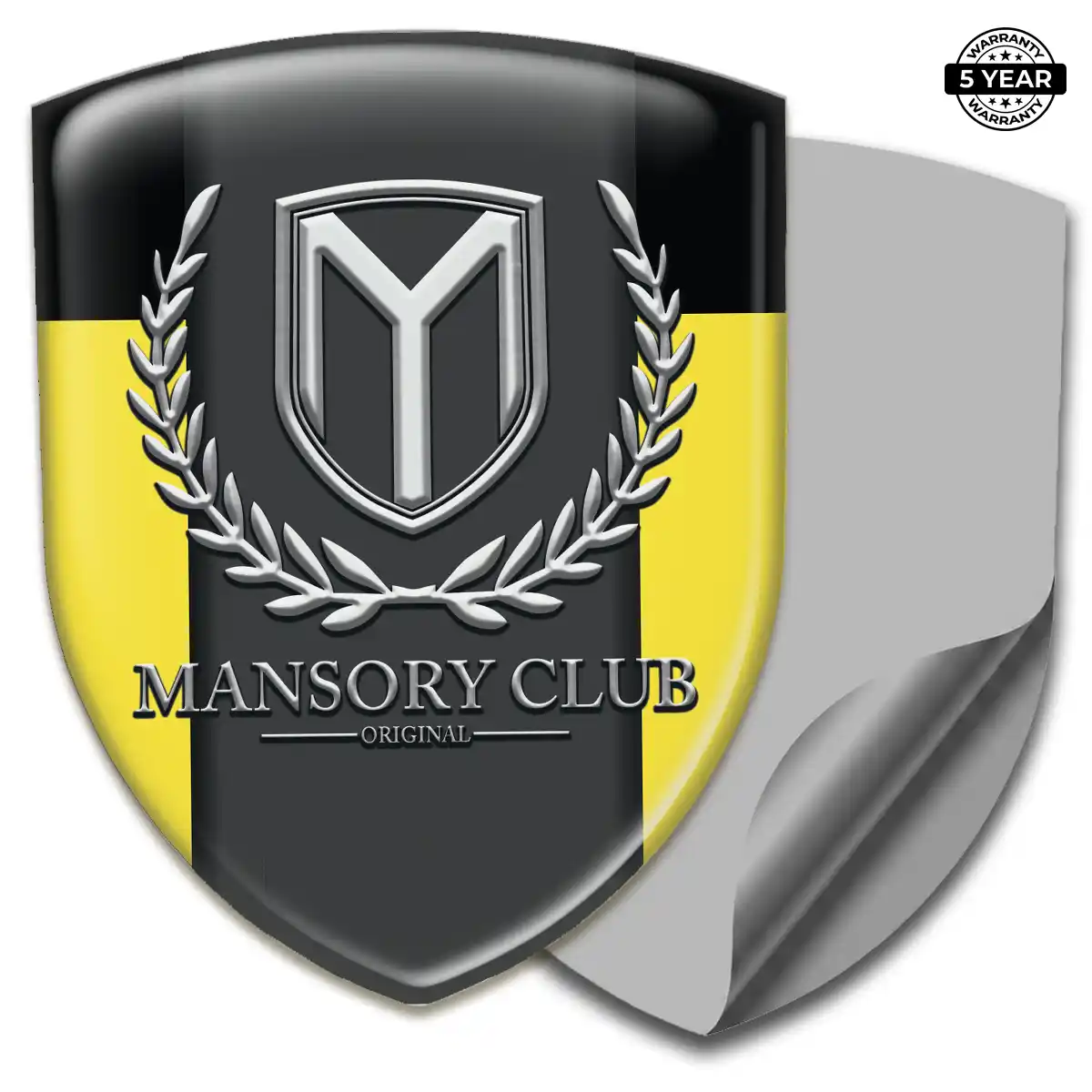 Mansory Resin Emblem Sticker Refined Design