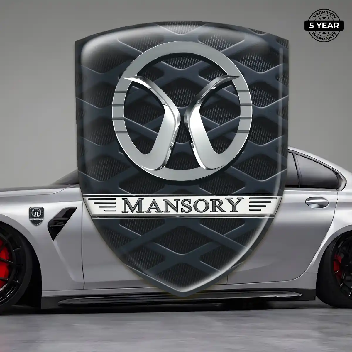 Mansory Resin Emblem Sticker Resin Elite