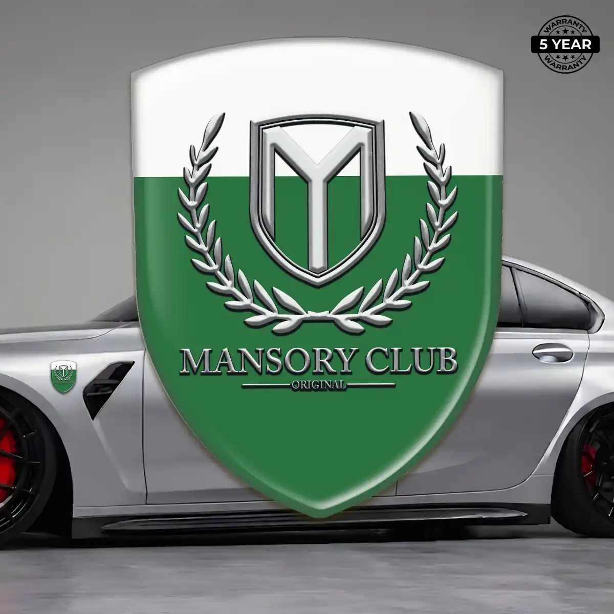 Mansory Resin Emblem Sticker Resin Luxe