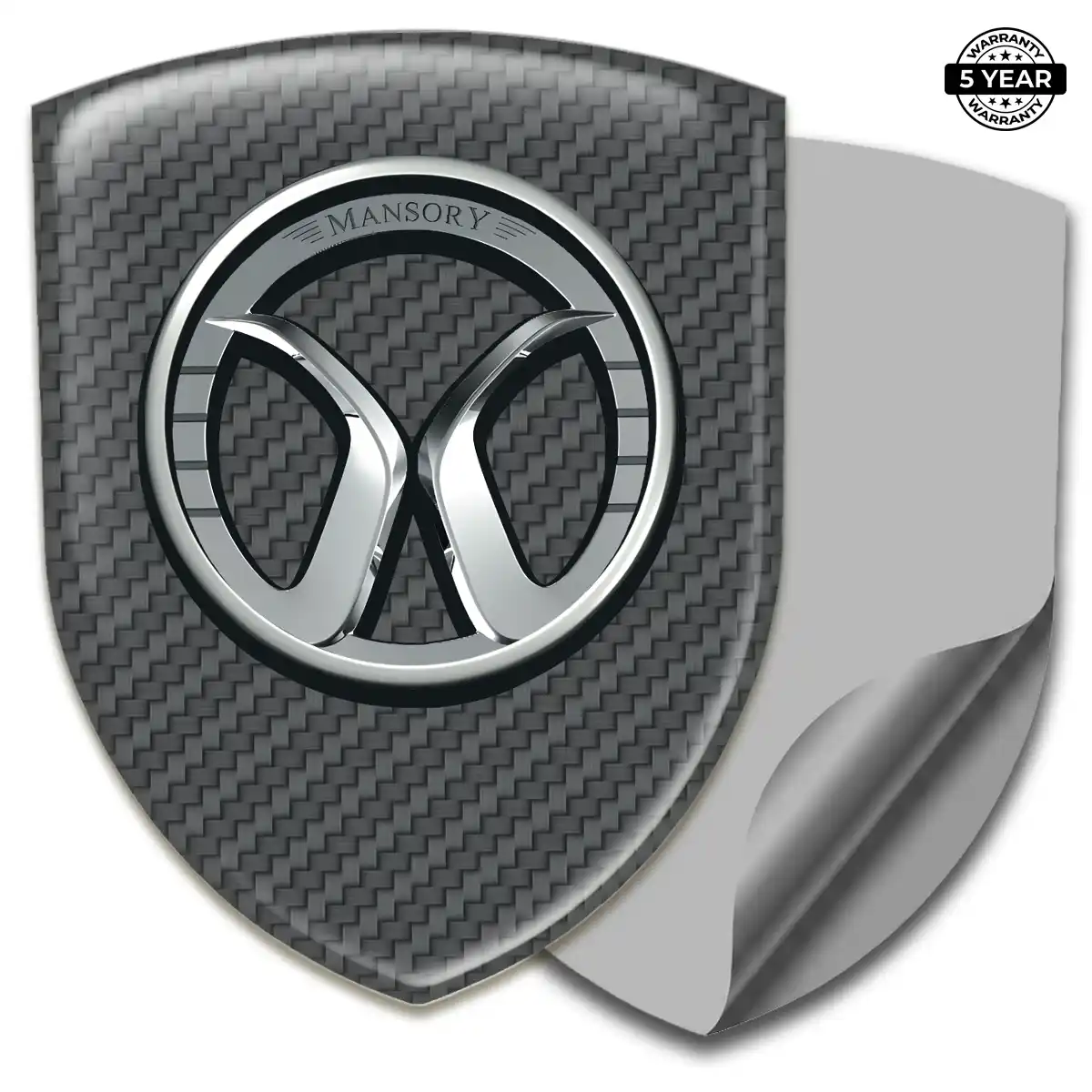 Mansory Resin Emblem Sticker Signature Grade