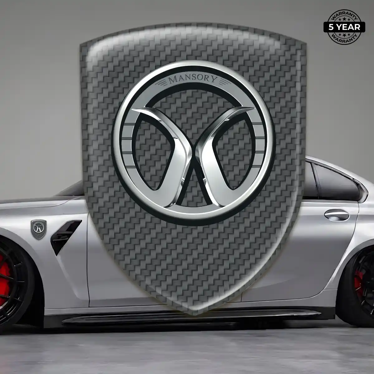 Mansory Resin Emblem Sticker Signature Grade
