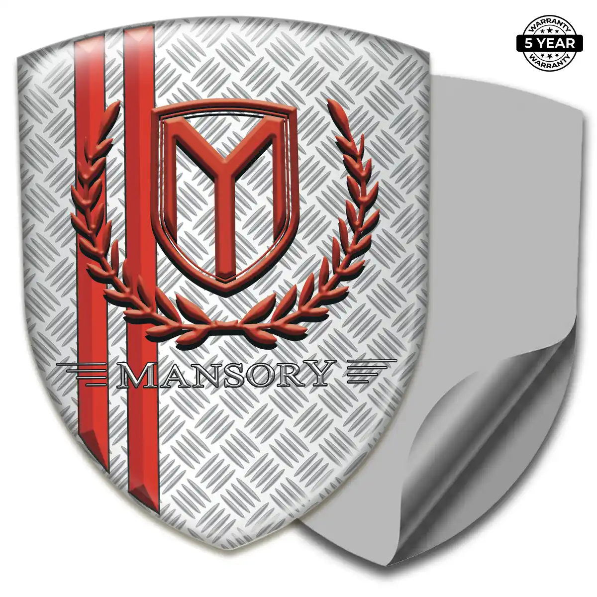 Mansory Resin Emblem Sticker Sleek Style