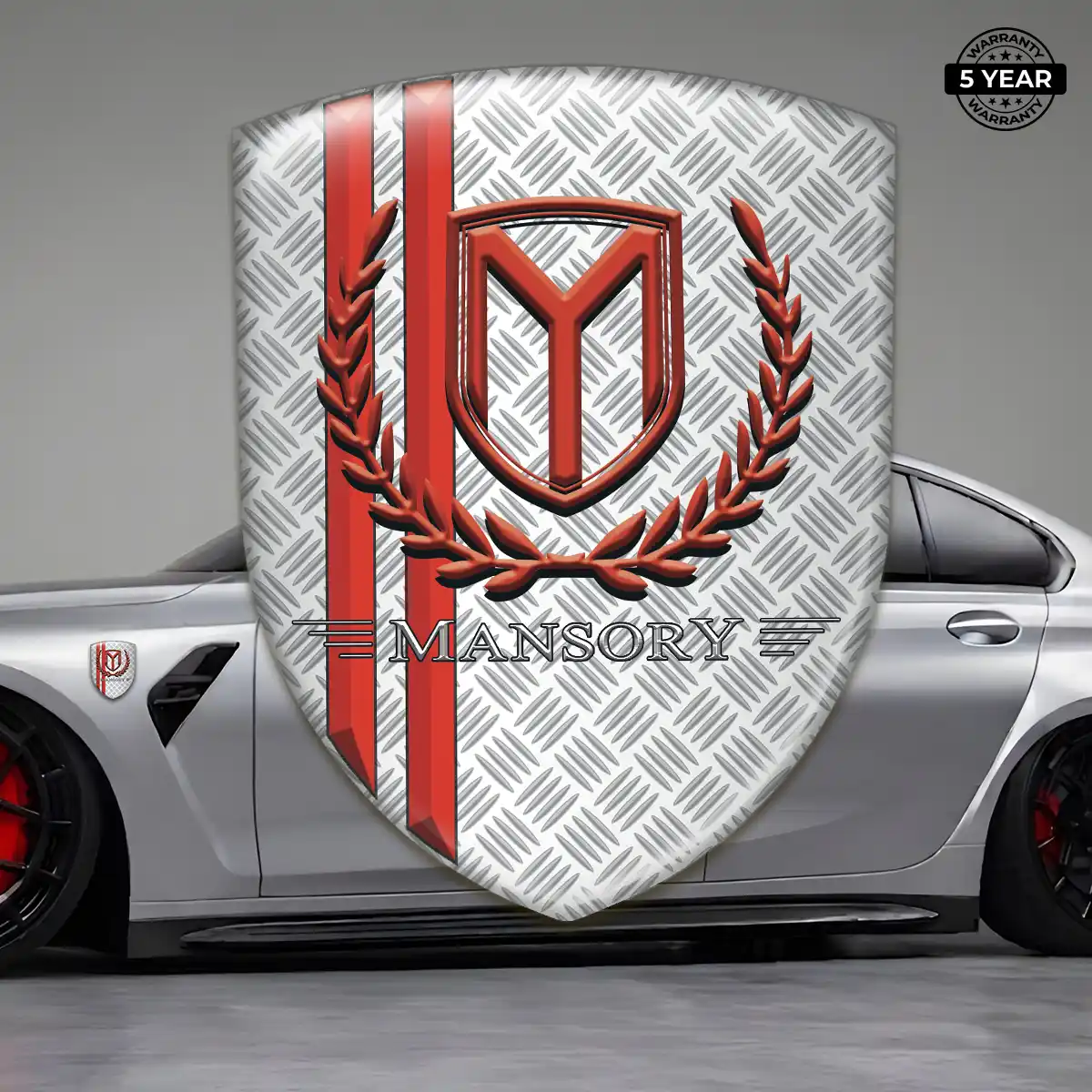 Mansory Resin Emblem Sticker Sleek Style