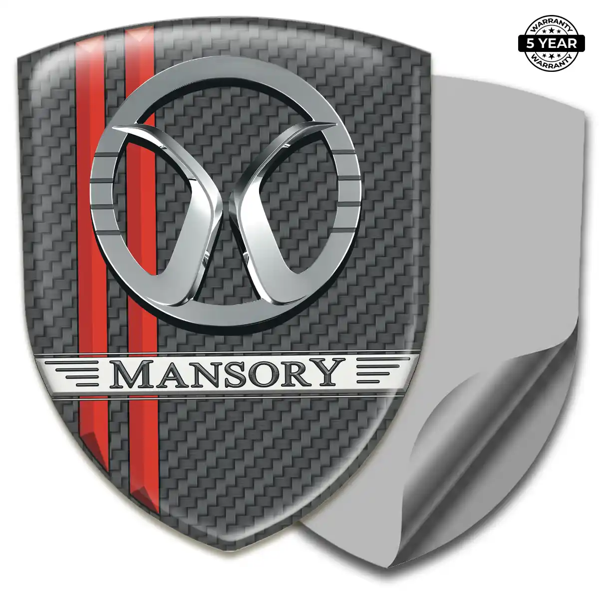 Mansory Resin Emblem Sticker Superior Craft