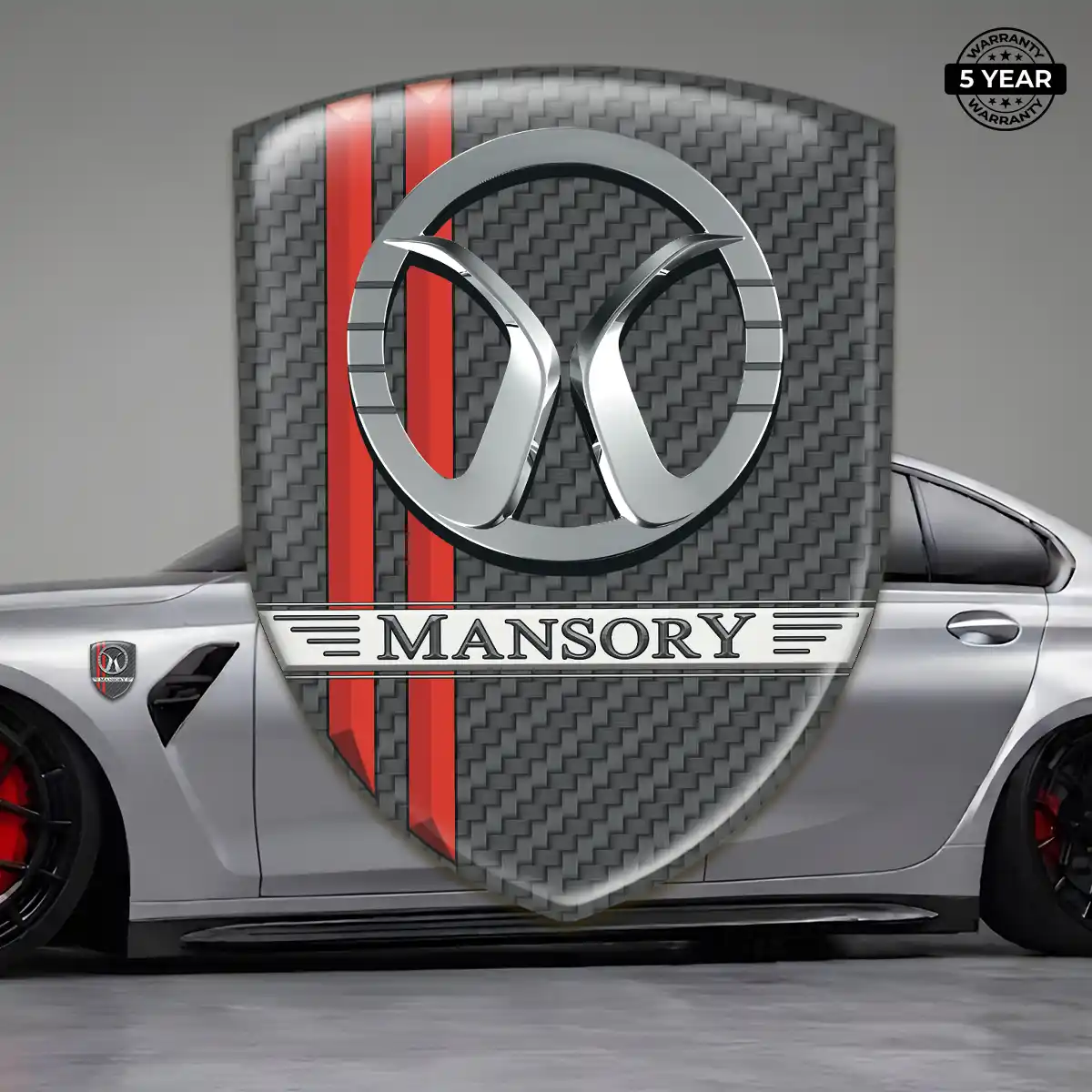 Mansory Resin Emblem Sticker Superior Craft