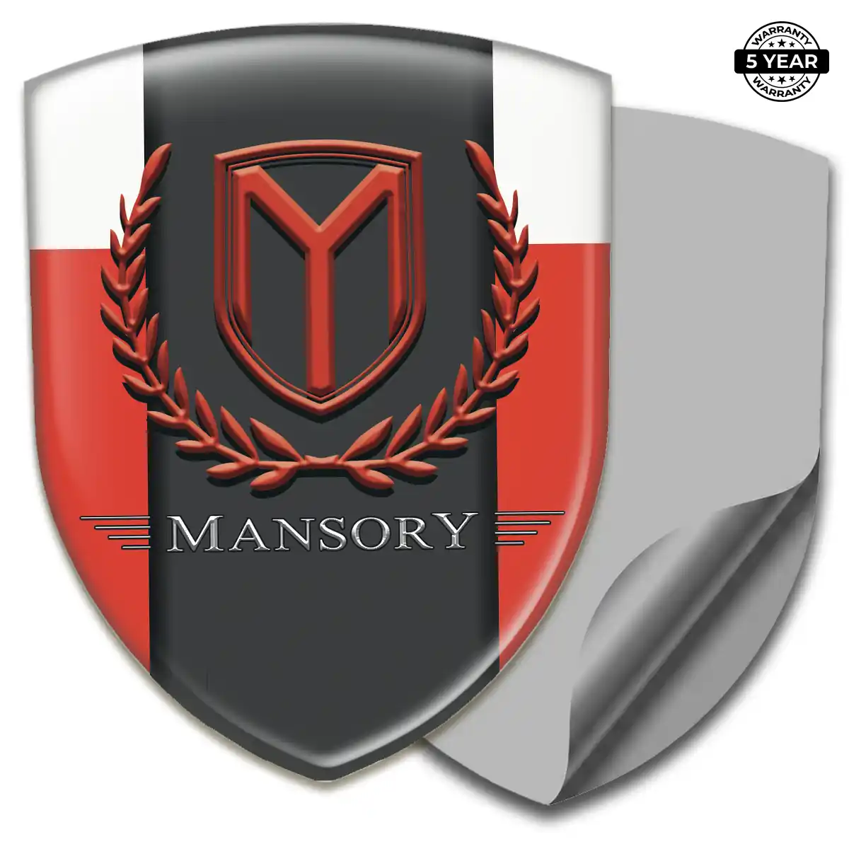 Mansory Self Adhesive Emblem Sticker Premium Dome