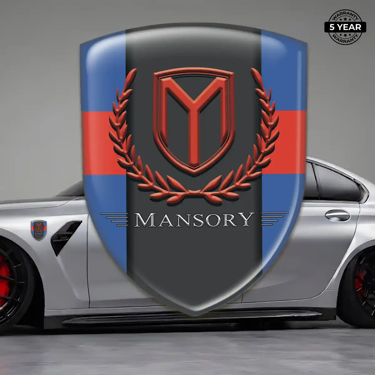 Mansory Self Adhesive Emblem Sticker Resin Luxe